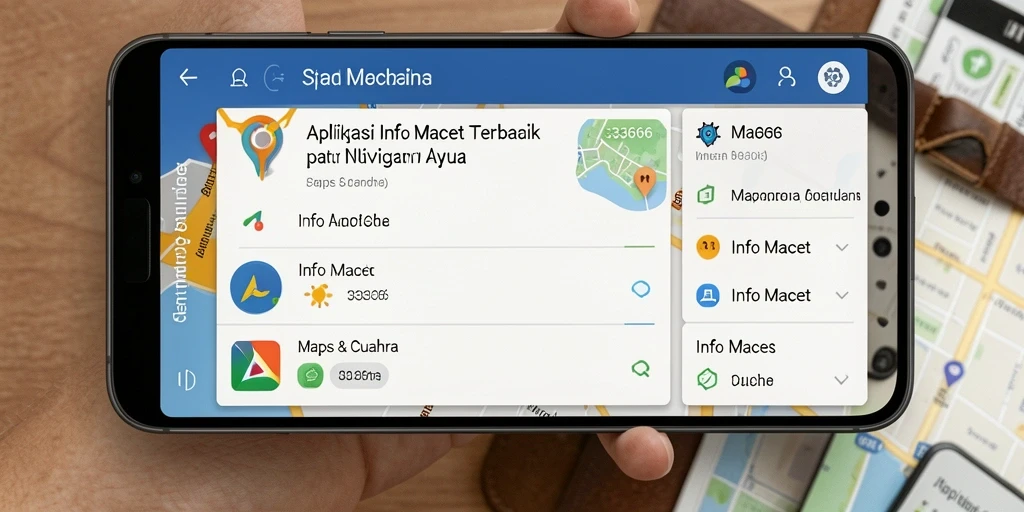 Tampilan antarmuka aplikasi Info Macet 333666 yang informatif.