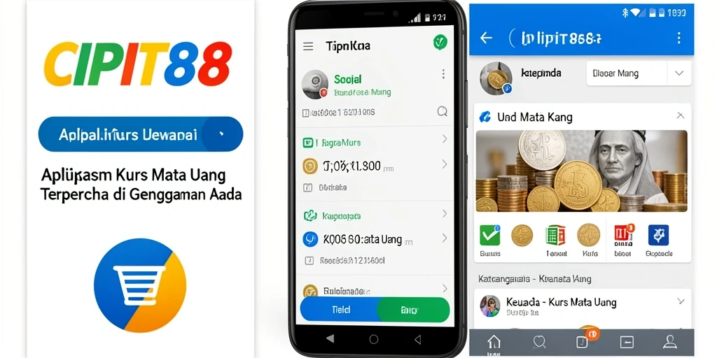 Antarmuka aplikasi CIPIT88 yang sederhana dan fungsional untuk pemantauan kurs.