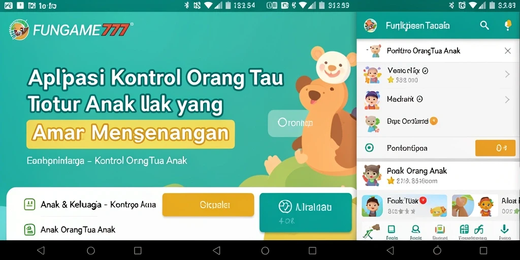 Tampilan antarmuka FUNGAME777 yang sederhana dan informatif.