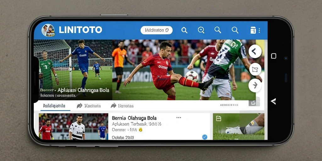 Tampilan antarmuka LINITOTO yang informatif dan menarik.