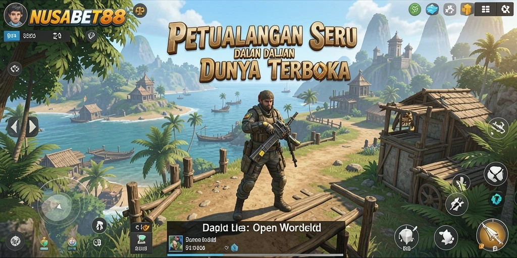 Tampilan menakjubkan dari dunia terbuka NUSABET88.