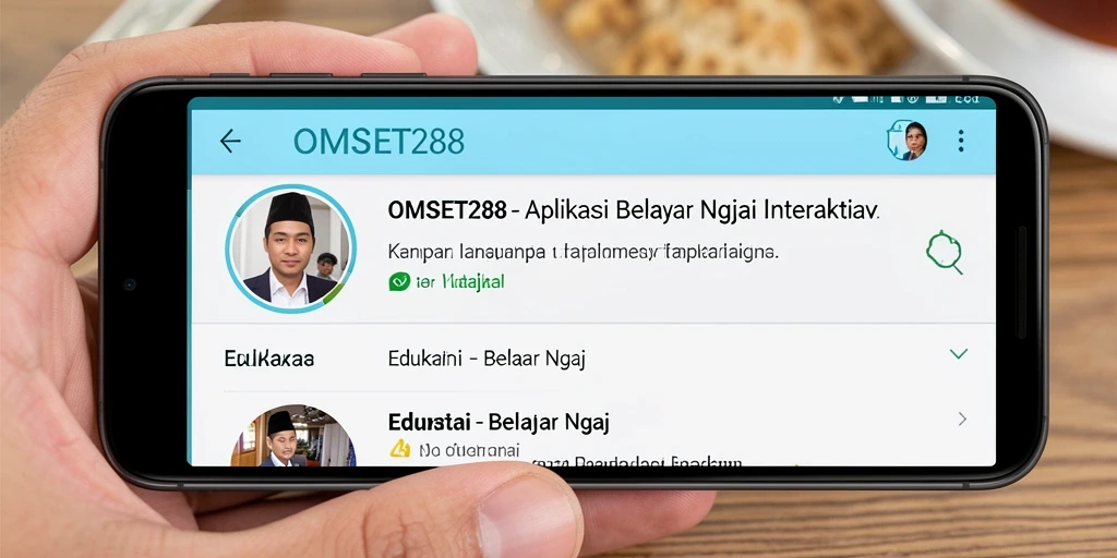 Tampilan antarmuka OMSET288 yang menarik dan user-friendly.