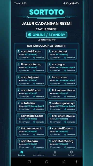 Link Alternatif Sortoto untuk Pengguna Android Indonesia