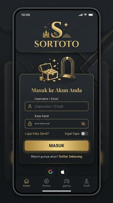 Panduan Masuk Akun Sortoto untuk Pengguna Android